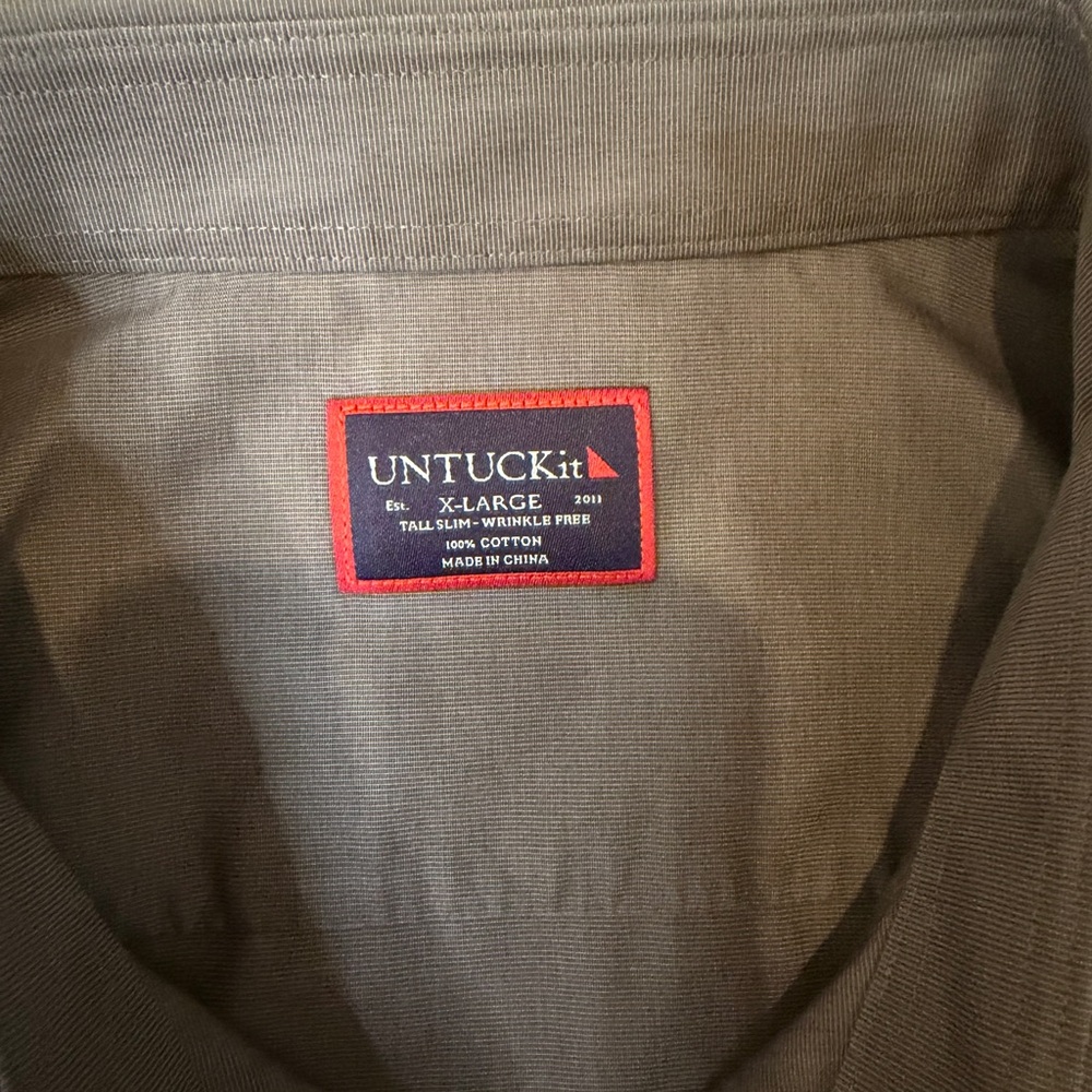 UNTiCKit Wrinkle-Free Sangiovese Shirt tall slim XL - Picture 6 of 9